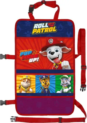 Obrázek produktu pro Organizér do auta Paw Patrol pro chlapce 2 v 1 – ideální do kočárků a autosedaček