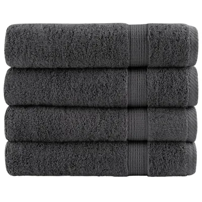 Produktbild von Premium Handtücher SOLUND 4 Stk. Anthrazit 50x100 cm 600 g/m²