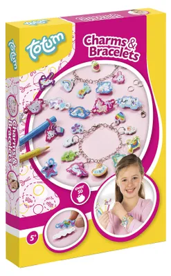 Produktbild von Totum Charms & Bracelets, Schmuck-Bastelset für Kinder, 5 Jahr(e), Mehrfarbig