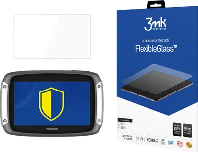 Produktbild von 3mk Display Hybridglas FlexibleGlass für TomTom Rider 0,3mm 7H