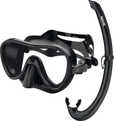 Produktbild von Seacsub Salina Top Schnorchelset Schwarz  Schwarz One Size
