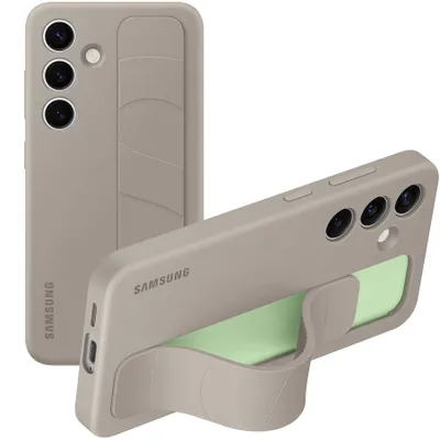 Produktbild von Samsung Standing Grip Case Taupe, Cover, Samsung, Galaxy S24, 15,8 cm (6.2"), Grau