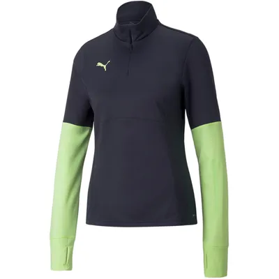Produktbild von PUMA individualLIGA Training 1/4-Zip-Top Damen parisian night/fizzy light XS