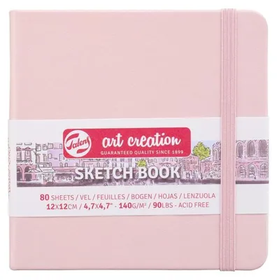 Obrázek produktu pro Skicovací blok Art Creation 12 x 12 cm - pastelově růžová