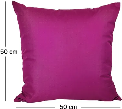 Produktbild von JACK 50x50cm Outdoor Lounge Kissen Dekokissen inkl. XXL-Füllung Wasserabweisend Sitzkissen Garten Stuhl Lotus Effekt, Farbe:Beere