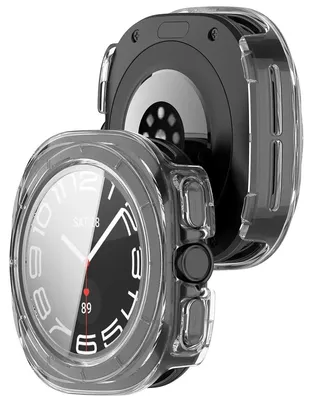 Produktbild von Schutzhülle mit Glas für Galaxy Watch Ultra 2 47mm (2026), Bizon Case Watch Adamo, Transparent