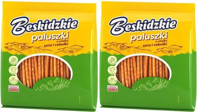 Zdjęcie produktu dla Beskidzkie Paluszki o smaku serowo-cebulowym 180g