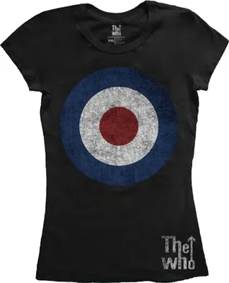 Image de The Who - T-shirt "Target" pour femme RO7249 (M) (Noir)