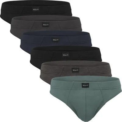 Produktbild von Gomati 6 Herren Jersey Slips - Navy-Grey-Green L
