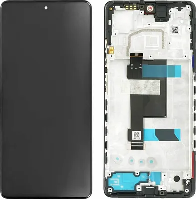 Produktbild von Original Display für Xiaomi Redmi Note 12 Pro 5G LCD+Rahmen Schwarz 5600010M1600