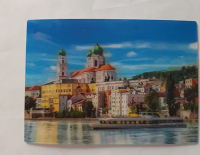Produktbild von 3 D Ansichtskarte Passau, Postkarte Wackelkarte Hologrammkarte, Bayern