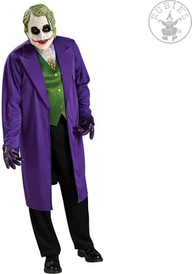 Produktbild von The Joker 4-tlg. Classic Maske, Jacke mit Hemd, Krawatte, Weste XL