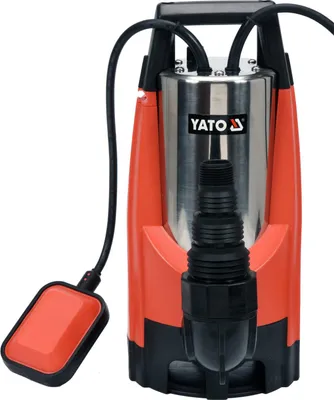 Zdjęcie produktu dla Pompa zatapialna do ścieków 1100 W, 17 000 l/h, ze stali nierdzewnej, z wyłącznikiem pływakowym