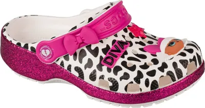 Obrázok produktu pre Crocs LOL Surprise Diva Girls Classic Clog 209465-100, papuče, pre dievčatá, biele, veľkosť: 29/30