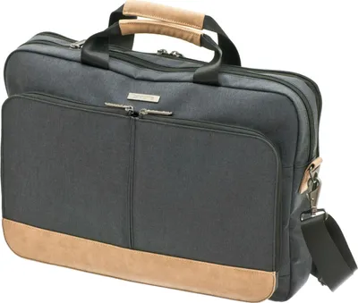 Produktbild von Arbeits Aktentasche 44x31x11 cm Flugumhänger Laptop-Fach Anthrazit Bowatex