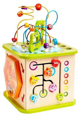 Produktbild von Hape Totally Amazing Motorikwürfel Kleine Tierchen, E1810