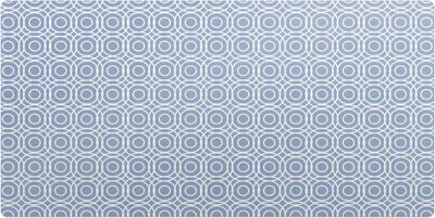 Obrázek produktu pro Geometrický Kruhový Vzor – Podložka na stůl – Psací podložka – 120x60 cm – Kancelářská podložka – Ochranná podložka – Protiskluzová podložka
