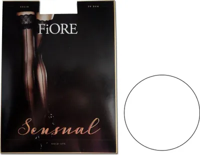 Produktbild von Halterlose Strümpfe mit schöner Spitzennaht Fiore 4 White