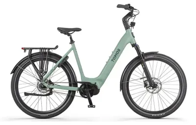 Productafbeelding van Tomos EB 19 - Elektrische Fiets - 28 inch - 250W motor - Actieradius tot 160 km - 7 versnellingen - Hydraulische schijfremmen - Mintgroen Mat
