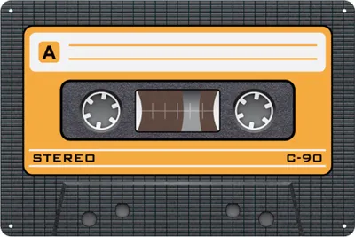 Image de Tape Orange - Panneau en tôle