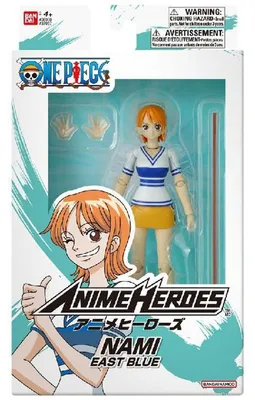 Image de BANDAI - Figurine Nami, One Piece, 17 cm - Anime Heroes
