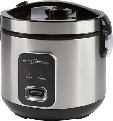 Image de Cuiseur de riz et vapeur 2en1 700W inox Proficook PC-RK1285-Inox