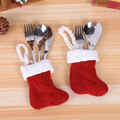 Produktbild von Weihnachtsbesteck und Grußkartenhalter, 11,5 cm Höhe, 9,5 cm Breite, Gewicht 16 g