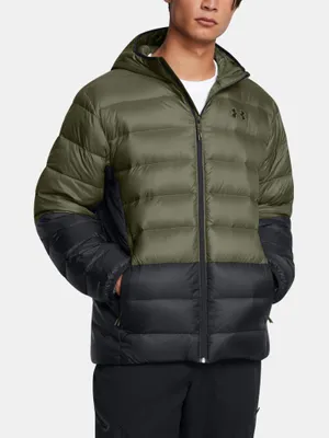 Produktbild von Under Armour Herrenjacke Legend Daunenjacke mit Kapuze-Grn 1385837-390__LG