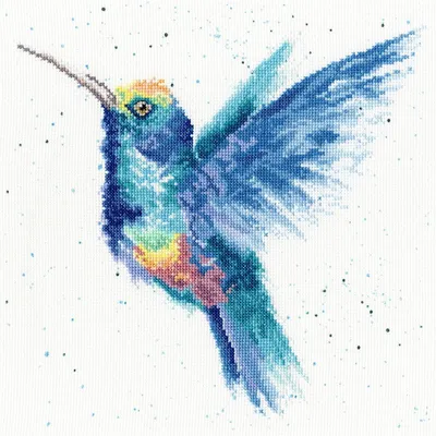 Produktbild von Bothy Threads Kreuzstich-Set "Regenbogen", 26x26cm, XHD57, Zählmuster