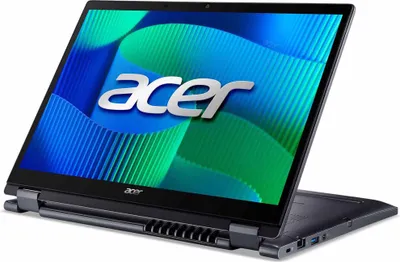 Produktbild von Acer TravelMate P4 Spin (Slate Blue, 14" WUXGA, Intel® Core™ Ultra 7 155U, 96 GB RAM, 1 TB SSD) mit Windows 11 Pro & Office 2024 Pro