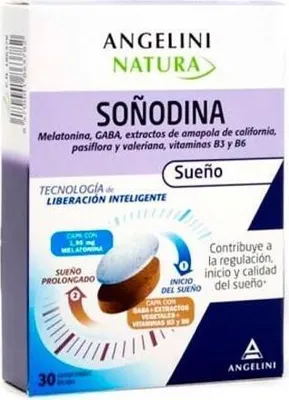 Obrázok produktu pre SOÑODINA bi-layer melatonín 30 tabliet