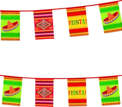 Immagine prodotto di Messico ghirlanda festa decorazione colorata 10m - taglia unica