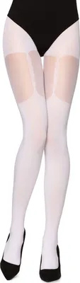 Image de Collants Merry Style pour femmes MS 260 40 DEN (blanc, XL) .