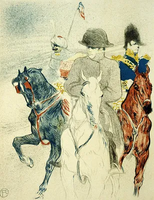 Produktbild von Legendarte - Kunstdruck auf Leinwand - Napoleon Henri de Toulouse-Lautrec - Wanddeko, Canvas cm. 60x80