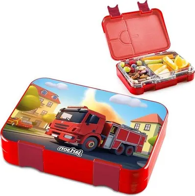 Obrázok produktu pre Detská bento krabička, lekvriel pre dievčatá a chlapcov, krabička na desiatu