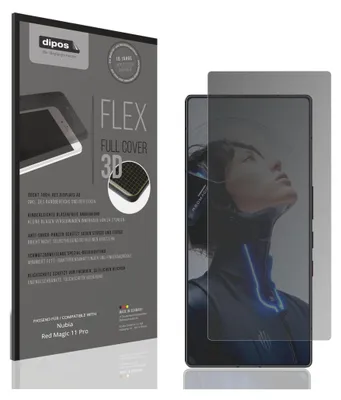 Product packaging for a screen protector, with the screen protector shown on a phone.