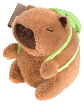 Image de Kapibara en peluche avec sac à dos, 23 cm