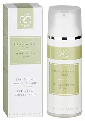 Produktbild von Nachtcreme mit 6-Kräuterextrakt für fettige und unreine Haut