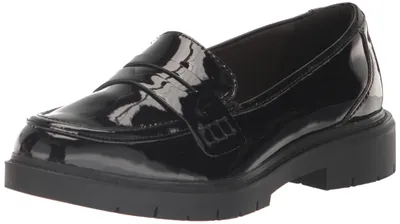Productafbeelding van Clarks Damen Westlynn Ayla slipper, zwart leer, maat 38 EU, wijde pasvorm