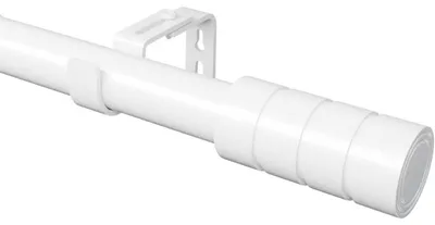Obrázok produktu pre Rozťahovacia záclonová tyč - 60-135 cm - Priemer 25 mm - Robustné upevnenie - Pre ťažké závesy - Vrátane montážneho materiálu