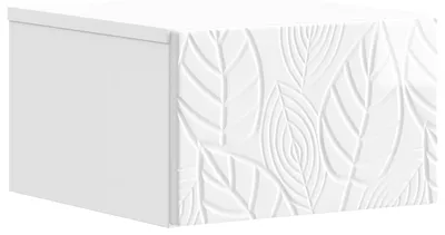 Obrázok produktu pre Nástenná nočná skrinka Biela s vysokým leskom 49 x 34,5 x 20 cm