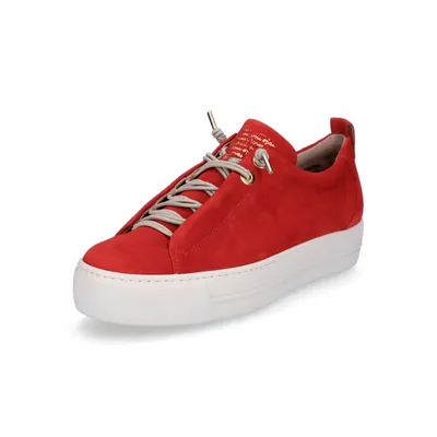 Produktbild von Paul Green Damen Leder Sneaker rot 5,5
