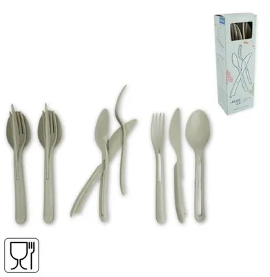 Obrázok produktu pre Súprava príborov Koziol Klikk 22 Cm 12 kusov