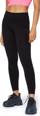 Produktbild von Bellivalini Damen Lange Leggings Neon 80er Jahre für Sport Party Gym BLV50-293 (Schwarz, XS)
