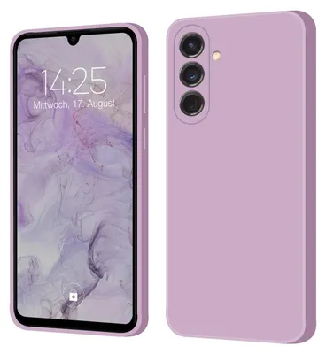 Produktbild von Hülle für Samsung Galaxy S24 Case Cover Bumper Smartphone Softgrip Schutzhülle Farbe: Lila