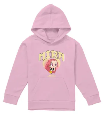 Imagen del producto de Sudadera "Huntrix" de cazadores de demonios de K-Pop para niños, modelo TV42190 (talla 152-158), color rosa claro