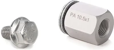 Produktbild von Qeridoo Polygonadapter silber, Größe:M12x1.25
