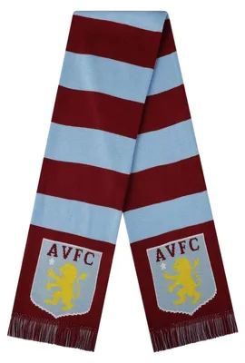 Obrázok produktu pre Aston Villa FC – šál pre mužov/ženy, uni, akryl GT14421 (jednotná veľkosť) (strieborná/bordová/nebesky modrá)