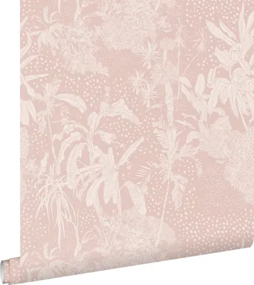 Zdjęcie produktu dla ESTAhome Tapeta tropikalne liście starego różu 50 x 900 cm