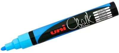 Image de Mitsubishi Marker UNI CHALK MARKER PWE-5M hellblau